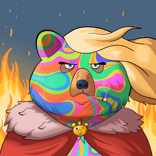 #3808 • Bored Jumbly LSD Bear