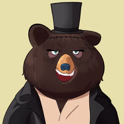 #3794 • Grubby Stylin' Shady Bear
