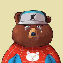 #2508 • Scratchy Silky Chocolate Bear