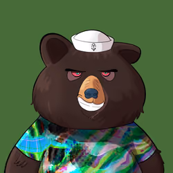 #1348 • Sandy Bouncy Ink Bear
