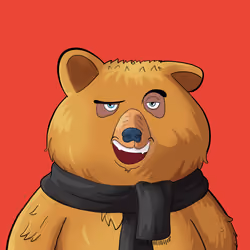 #3553 • Swoopty Mojo Blonde Bear