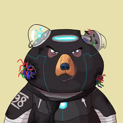 #2775 • Knuckles Suave Machine Bear