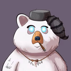 #292 • Moody Shaggy Snow Bear