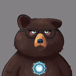 #4417 • Primetime Drunky Ink Bear