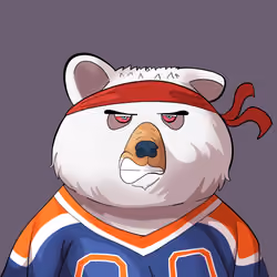 #4937 • Murky Edumacated Albino Bear