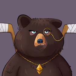 #2678 • Classy Bumpy Ink Bear