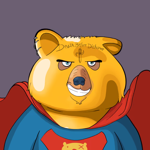 #4654 • Studly Pocky Golden Bear