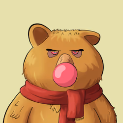 #2129 • Grubby Tingly Butterscotch Bear