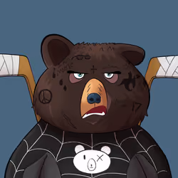 #2838 • Murky Steely Dark Bear