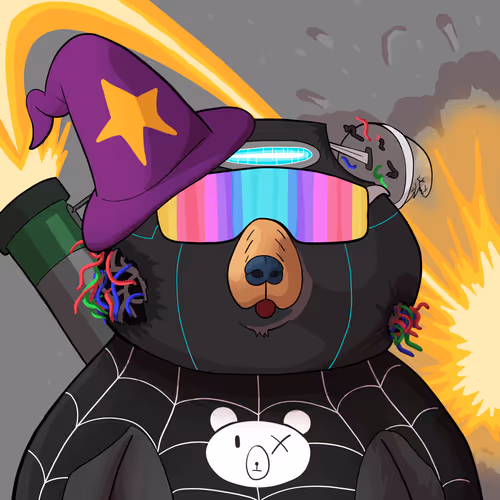 #3675 • Sexy Fuzzy Droid Bear