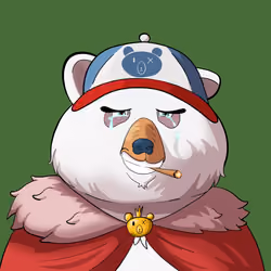 #4772 • Trumpy Drunky Snow Bear