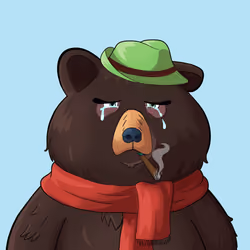 #4564 • Tweedy Tacky Shady Bear