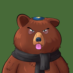 #2064 • Furry Sludgy Coffee Bear