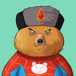 #1343 • Trumpy Reckless Nougat Bear