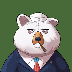 #512 • Fuzzy Furry Chalky Bear