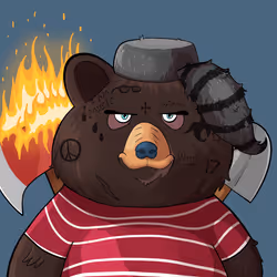 #663 • Spongy Wuzzy Ink Bear