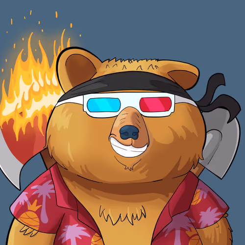 #736 • Thorny Huggy Butterscotch Bear