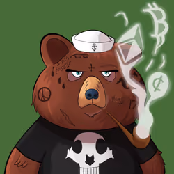 #3776 • Chunky Fiery Brown Bear
