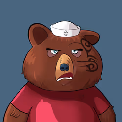 #2252 • Prickly Thorny Coffee Bear