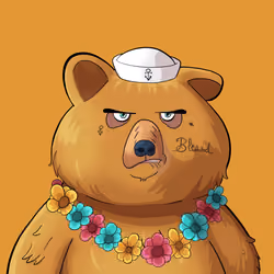 #4106 • Bruiser Cozy Butterscotch Bear