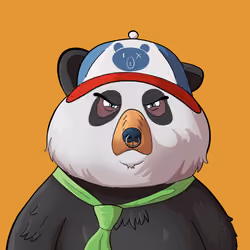 #2457 • Squishy Steely Bamboo Bear