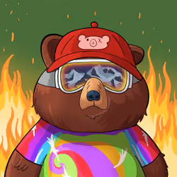 #4135 • Pimpin' Beefy Coffee Bear