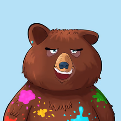 #3312 • Bouncy Warm Chocolate Bear