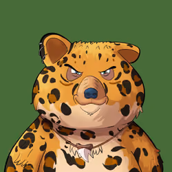 #4942 • Grubby Swiggity Leopard Bear