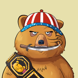 #3397 • Pimpin' Buttchunks Toffee Bear