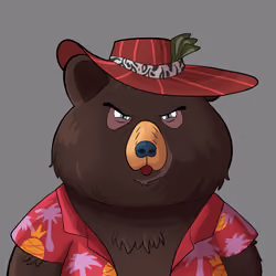 #119 • Furry Teddy Ink Bear