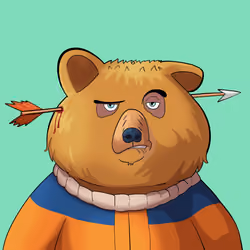 #2181 • Frumpy Warm Nougat Bear