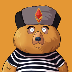 #1234 • Russian Ape-Lover Nougat Bear