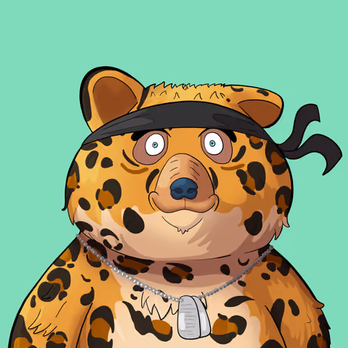 #3917 • Bored Squishy Flecky Bear