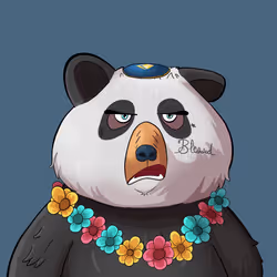 #4884 • Drippy Snooky Raccoon Bear