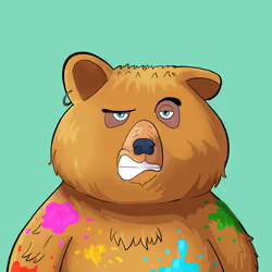 #2520 • Drunky Trumpy Nougat Bear
