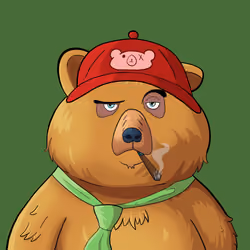 #1800 • Frisky Chewy Blonde Bear