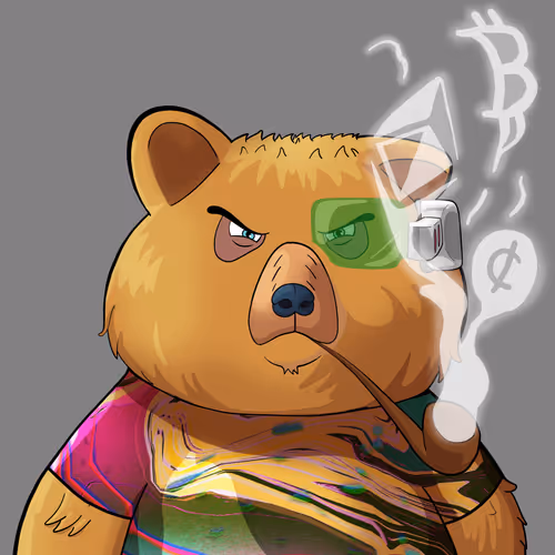 #5521 • Sneaky Snooky Toffee Bear