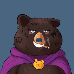 #5326 • Sneaky Furry Black Bear