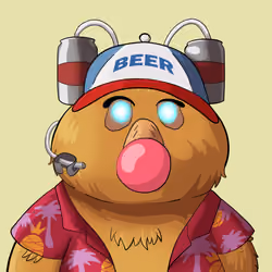 #1293 • Swoopty Primetime Butterscotch Bear