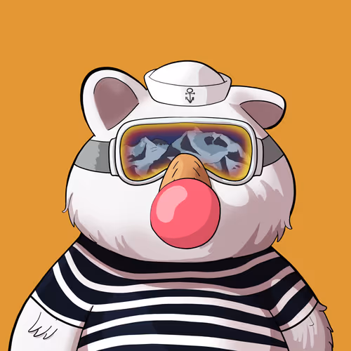 #3658 • Itchy Trumpy Albino Bear