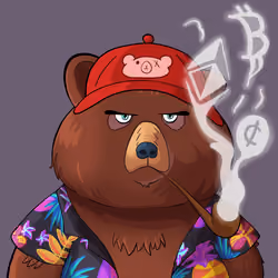 #4814 • Sneaky Tacky Coffee Bear