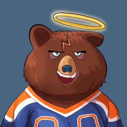 #4317 • Studly Tacky Chocolate Bear
