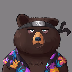 #2094 • Foo-foo Fizzy Ink Bear