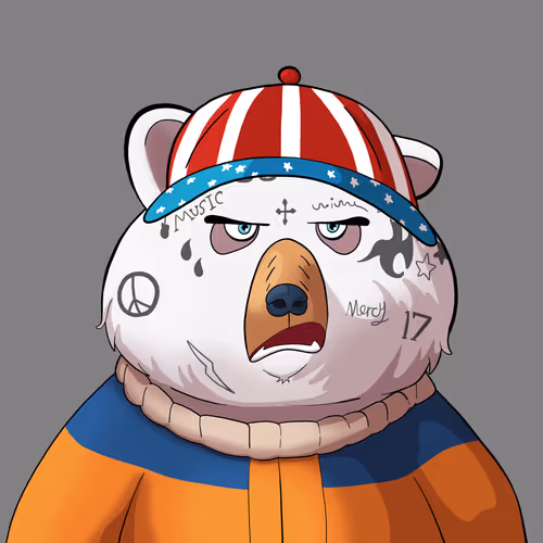#674 • Buttchunks Soapy Albino Bear