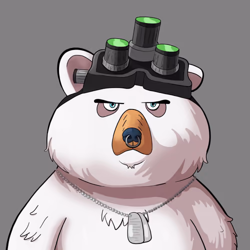 #4341 • Frumpy Drunky Chalky Bear