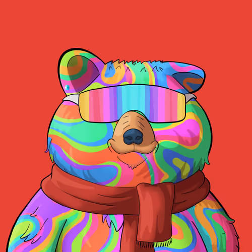 #3103 • Bouncy Tweedy Shroom Bear