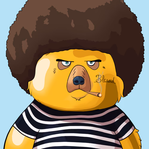#5290 • Furry Zippy Shiny Bear