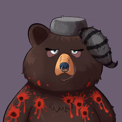#3078 • Gooey Corny Shady Bear
