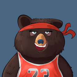#1124 • Itchy Buttchunks Ink Bear