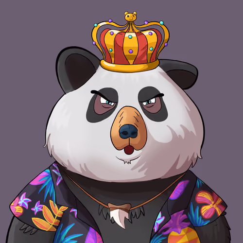 #2173 • Cozy Bushy Panda Bear